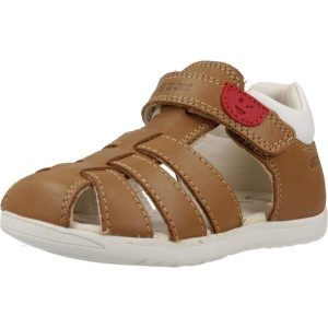 Sandały GEOX B S.MACCHIA B Brązowy. Brązowe buty trekkingowe Geox, ze skóry, bez zapięcia. Za 206,99 zł.