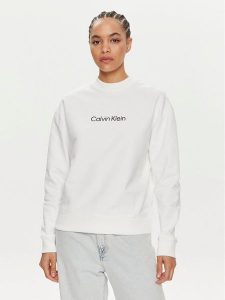 Calvin Klein Bluza Hero Logo K20K205450 Biały Regular Fit. Białe bluzy Calvin Klein, xs, bez wzorów, z bawełny, bez kaptura. Za 279,99 zł.