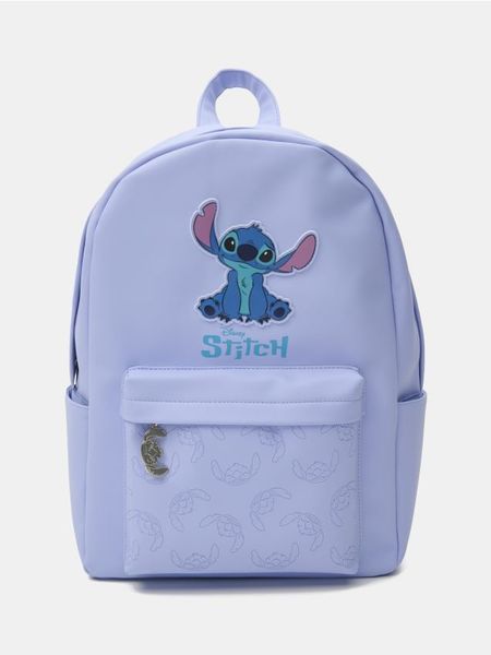 Plecak z regulowanymi szelkami Lilo & Stitch - błękitny. Niebieskie plecaki Sinsay. W wyprzedaży za 29,99 zł.