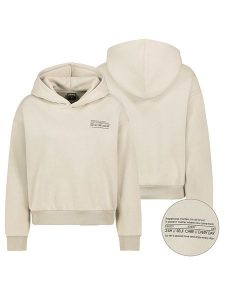 Sublevel Bluza w kolorze kremowym rozmiar: XS. Brązowe bluzy Sublevel, xs, bez wzorów, z kapturem. Za 83,42 zł.