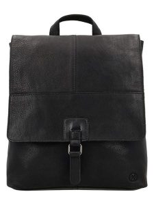 HIDE & STITCHES Skórzany plecak w kolorze czarnym - 29 x 34 x 8 cm rozmiar: onesize. Czarne plecaki HIDE & STITCHES. Za 239,99 zł.