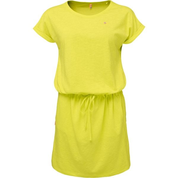 LOAP Blararka Sukienka damska krótka Zielona L. Zielone sukienki Lolë, na co dzień, l, bez wzorów, sportowe, bez kołnierzyka, bez ramiączek, mini, dopasowane. Za 159,99 zł.