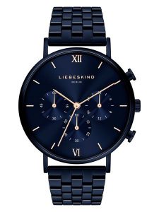 Liebeskind Chronograf w kolorze granatowym rozmiar: onesize. Niebieskie, analogowe zegarki Liebeskind. Za 478,99 zł.