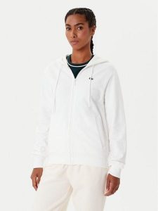 Lacoste Bluza SF5256 Écru Regular Fit. Białe bluzy Lacoste, bez wzorów, z bawełny, bez kaptura. Za 396,99 zł.