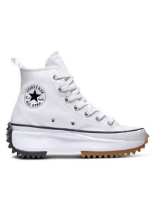 Converse Sneakersy "Run Star Hike" w kolorze białym rozmiar: 40,5. Białe trampki Converse, bez wzorów, za kostkę, bez zapięcia. Za 255,34 zł.