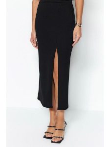 Trendyol Spódnica w kolorze czarnym rozmiar: XL. Czarne spódnice Trendyol, na co dzień, xl, bez wzorów, maxi. Za 65,85 zł.