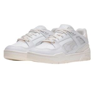 Damskie Skórzane Buty Sportowe Slipstream. Białe buty trekkingowe Puma, bez zapięcia. Za 281,99 zł.