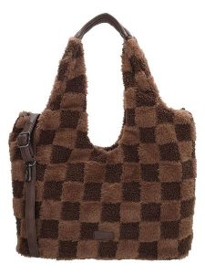 Beagles Shopper bag "Foz" w kolorze jasnobrązowym - 33,5 x 48 x 5,5 cm rozmiar: onesize. Brązowe shopper bag Beagles, bez wzorów, z materiału, na ramię, bez dodatków. Za 82,99 zł.