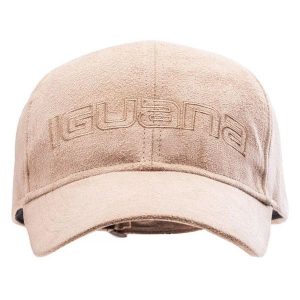 Czapka Z Daszkiem Damska Jukur. Brązowe czapki IGUANA, bez wzorów, sportowe. Za 53,99 zł.