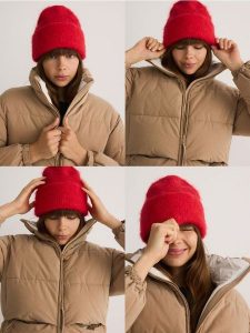 Czapka beanie z wełną - czerwony. Czerwone czapki Reserved, bez wzorów, z wełny. W wyprzedaży za 35,99 zł.