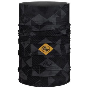 Chusta biegowa unisex Buff Orginal Ecostretch Micor Graphite całoroczna. Szare apaszki i chusty Buff, bez wzorów. Za 99,90 zł.
