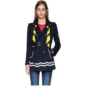 Desigual Płaszcz Damski Abrigo Morgane 18Swew83 5001 (Rozmiar 40). Płaszcze marki Desigual. W wyprzedaży za 341,00 zł.