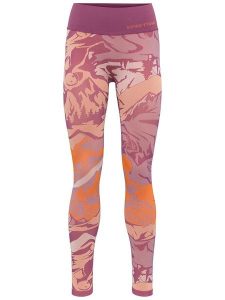 KARI TRAA Legginsy funkcyjne "Mille" w kolorze pomarańczowo-jasnoróżowym rozmiar: XS/S. Pomarańczowe legginsy Kari Traa, s, bez wzorów, outdoorowe. Za 127,35 zł.