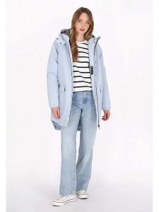 Schmuddelwedda Parka w kolorze błękitnym rozmiar: M. Niebieskie płaszcze Schmuddelwedda, m, bez wzorów, bez kaptura. Za 459,04 zł.