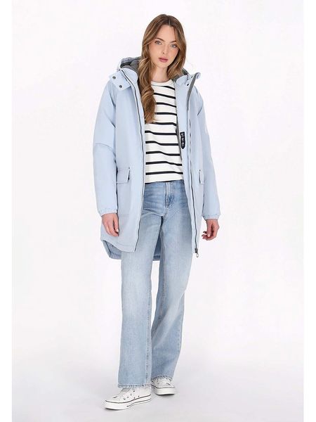 Schmuddelwedda Parka w kolorze błękitnym rozmiar: S. Niebieskie płaszcze Schmuddelwedda, s, bez wzorów, bez kaptura. Za 424,06 zł.