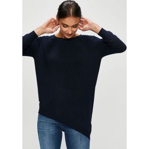 Haily's - Sweter. Niebieskie swetry klasyczne marki Haily's, z dzianiny, z okrągłym kołnierzem. W wyprzedaży za 54,90 zł.