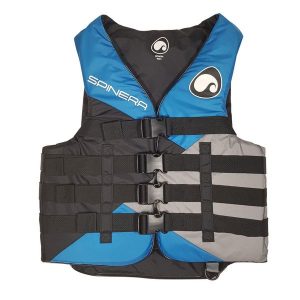 Kamizelka piankowa Spinera Deluxe Nylon 50N Niebieska Kamizelka ochronna. Czarne kamizelki SPINERA, s, bez wzorów, z nylonu, bez kołnierzyka, bez ramiączek, bez kaptura. Za 265,00 zł.