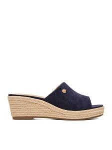 Beverly Hills Polo Club Espadryle EO-R26SS03470 Granatowy. Niebieskie espadryle Beverly Hills Polo Club, bez wzorów, z materiału, bez obcasa. Za 249,99 zł.