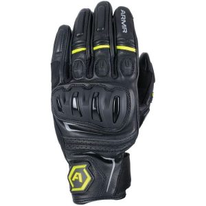 Rękawice rowerowe Armr Glove Raiden 3.0 czarno-żółte rozmiar M/8. Czarne rękawiczki ARMA, bez wzorów. Za 426,65 zł.