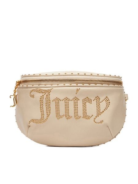 Juicy Couture Torebka EO-BEJXT8804WVP Beżowy. Brązowe listonoszki Juicy Couture, bez wzorów, z materiału, bez dodatków. Za 189,99 zł.