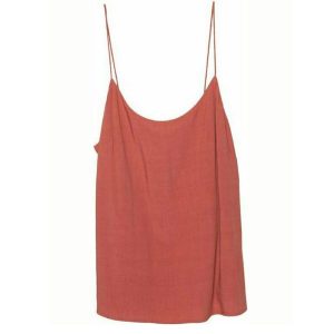 Koszulka turystyczna damska SuperDry Ecovero Strappy Cami Top. Brązowe koszulki sportowe Superdry, bez wzorów, z wiskozy, bez ramiączek. Za 102,00 zł.