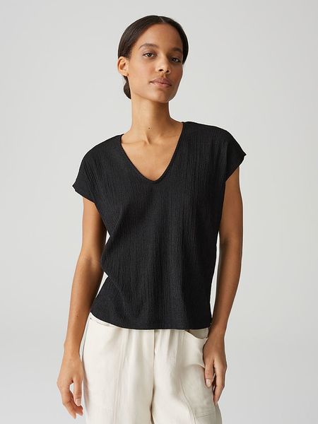 OPUS Koszulka w kolorze czarnym rozmiar: 36. Czarne bluzki Opus, bez wzorów, bez kołnierzyka, bez ramiączek. Za 87,19 zł.