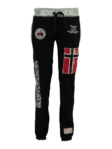 Geographical Norway Spodnie dresowe "Myer" w kolorze czarnym rozmiar: M. Czarne spodnie dresowe Geographical Norway, m, bez wzorów, z dresówki. Za 87,81 zł.