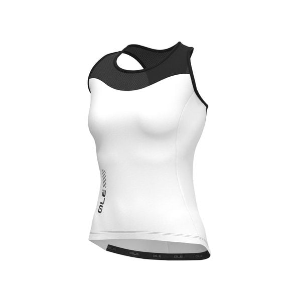 Koszulka rowerowa damska Alé Cycling Solid Color Block Tank Top. Białe koszule nocne Ale Cycling, bez wzorów, bez ramiączek. W wyprzedaży za 216,99 zł.
