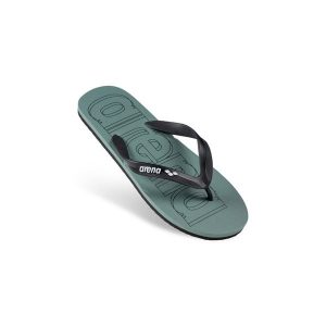 Japonki Arena Arena Flip Flop. Zielone klapki Arena, bez wzorów, bez obcasa. Za 79,99 zł.
