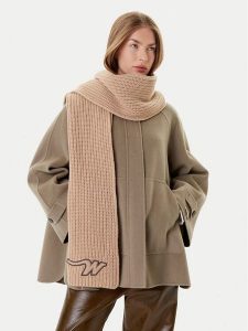 Weekend Max Mara Szalik Bardies 2525746035 Brązowy. Brązowe rękawiczki Weekend Max Mara, bez wzorów, z materiału. Za 619,99 zł.