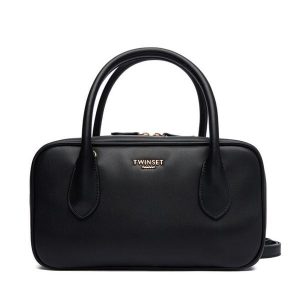 Torebka TWINSET. Czarne torebki klasyczne Twinset, bez wzorów, bez dodatków. Za 669,99 zł.