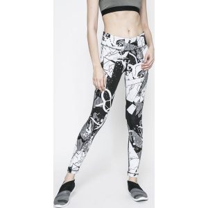 Reebok - Legginsy. Legginsy marki Reebok. W wyprzedaży za 99,90 zł.