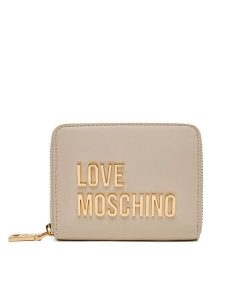 LOVE MOSCHINO Portfel JC5613PP1MKD0110 Beżowy. Brązowe portfele LOVE MOSCHINO, bez wzorów, ze skóry. Za 339,99 zł.