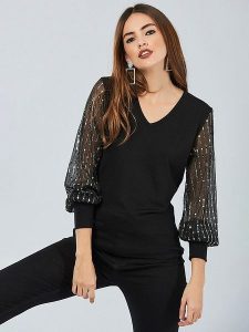 Milan Kiss Bluzka w kolorze czarnym rozmiar: XL. Czarne bluzki Milan Kiss, xl, bez wzorów, bez kołnierzyka, bez ramiączek. Za 105,38 zł.