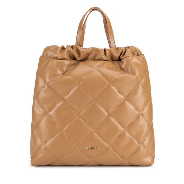 Torebka Badura. Brązowe torebki klasyczne Badura, bez wzorów, bez dodatków. Za 279,99 zł.