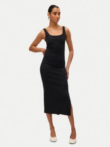 Vero Moda Sukienka codzienna Chloe 10325601 Czarny Slim Fit. Czarne kombinezony Vero Moda, xs, bez wzorów, z bawełny, bez kołnierzyka, bez ramiączek. Za 119,99 zł.