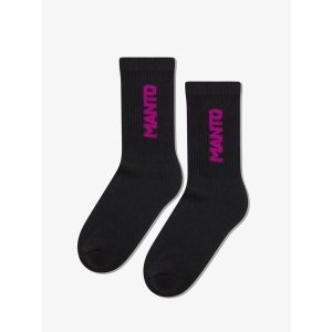 MANTO skarpety LOGOTYPE 25 czarne. Czarne skarpetki MANTO, bez wzorów. Za 49,00 zł.