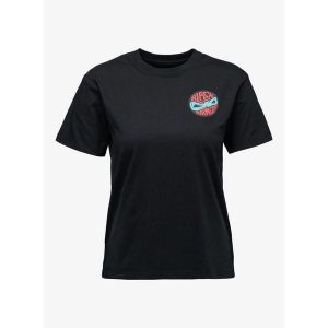 Koszulka bawełniana damska Black Diamond Rope Badge SS Tee. Czarne koszulki sportowe Black Diamond, bez wzorów, z bawełny, bez ramiączek. Za 135,99 zł.