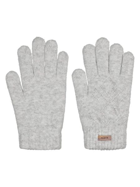 Barts Rękawiczki "Bridgey" w kolorze szarym rozmiar: onesize. Szare rękawiczki Barts, bez wzorów, prążkowane. Za 108,49 zł.