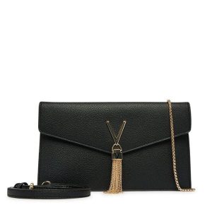 Torebka Valentino. Czarne torebki klasyczne Valentino, bez wzorów, bez dodatków. Za 439,99 zł.