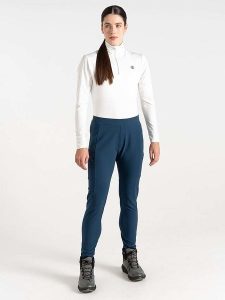 Dare 2b Legginsy softshellowe "Melodic II" w kolorze granatowym rozmiar: 44. Niebieskie legginsy Dare 2b, bez wzorów, z materiału, outdoorowe. Za 123,25 zł.