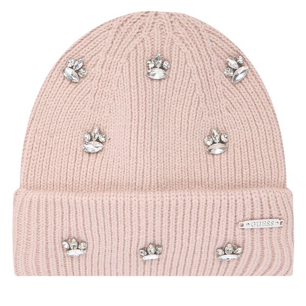 Czapka Guess. Czerwone czapki Guess, z aplikacjami. Za 149,99 zł.