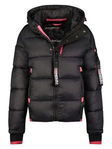 Geographical Norway Kurtka pikowana "Calix" w kolorze czarnym rozmiar: XL. Czarne kurtki Geographical Norway, xl, bez wzorów, bez kaptura. Za 245,96 zł.