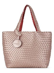 Ilse Jacobsen Dwustronny shopper bag w kolorze beżowo-pomarańczowym - 46 x 32 cm rozmiar: onesize. Brązowe shopper bag Ilse Jacobsen, bez wzorów, z materiału, na ramię, bez dodatków. Za 86,99 zł.