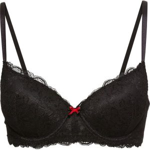 Biustonosz usztywniany bonprix czarny. Biustonosze marki bonprix. Za 44,99 zł.