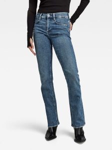 G-Star Dżinsy "Noxer" - Bootcut fit - w kolorze niebieskim rozmiar: W25/L30. Niebieskie jeansy G-Star, z aplikacjami. Za 153,71 zł.