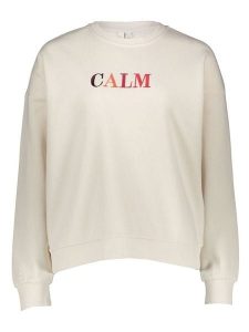 Vero Moda Bluza w kolorze kremowym rozmiar: XS. Brązowe bluzy Vero Moda, xs, bez wzorów, bez kaptura. Za 61,31 zł.