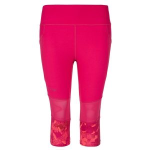 Legginsy damskie 3/4 Kilpi SOLAS-W. Czerwone legginsy Kilpi, bez wzorów, z materiału, z podwyższonym stanem. Za 112,21 zł.