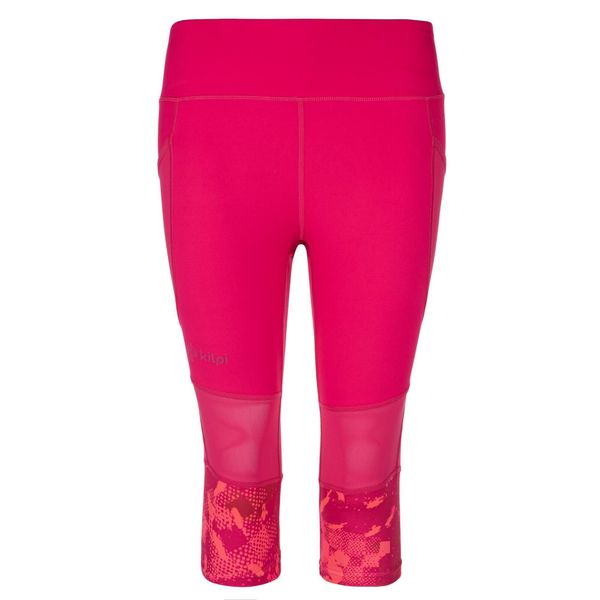 Damskie legginsy 3/4 Kilpi SOLAS-W. Czerwone legginsy Kilpi, bez wzorów, z materiału. Za 112,21 zł.