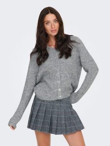 ONLY Kardigan w kolorze szarym rozmiar: L. Szare kardigany ONLY. Za 113,99 zł.